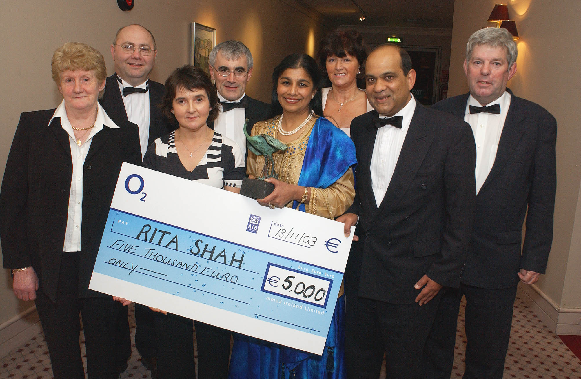 O2 Business Woman of the Year Award